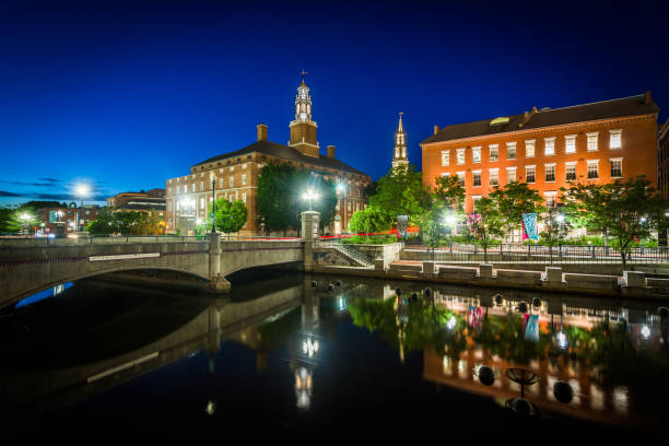 istock Historic buildings and bridge 1284149925