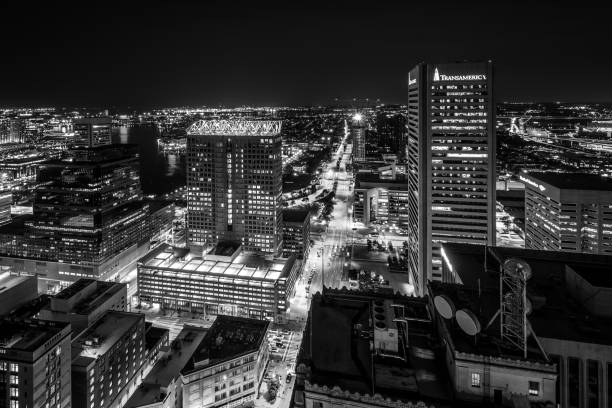 istock View of Downtown at night, in Baltimore, Maryland 1284150769