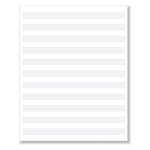 白紙の音楽シート。行付きメモ帳の空のシート。ベクターの図。ストック画像。eps10 - sheet music music musical staff paper点のイラスト素材／クリップアート素材／マンガ素材／アイコン素材