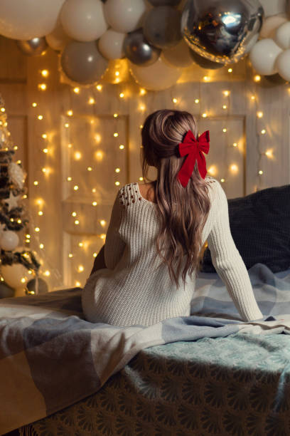 istock Girl christmas indoor 1284164973