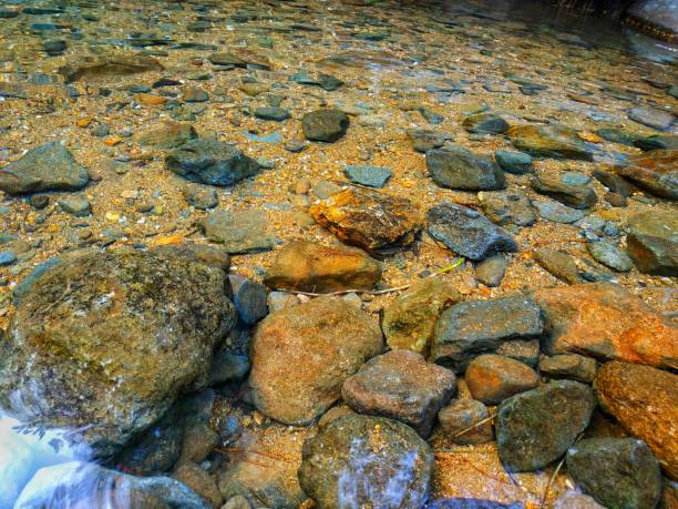 istock Very pretty river rocks. Nature give you all. 1284175813