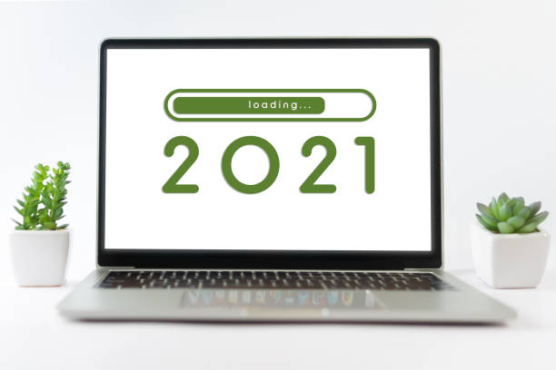 istock New year 2021 is coming creative inspire idea concept background. New start for planing or set new resolution in life .Business solution. 1284180018