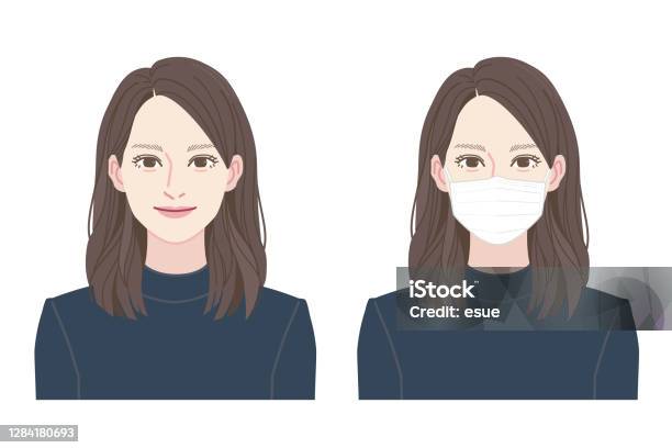 Ilustración de Ilustración De Una Mujer Con Una Máscara Sin Maquillaje y más Vectores Libres de Derechos de Máscara protectora - iStock Ilustración de Ilustración De Una Mujer Con Una Máscara Sin Maquillaje y más Vectores Libres de Derechos de Máscara protectora - iStock