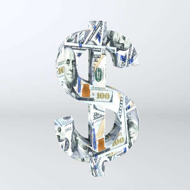 istock Dollar sign isolated - money financial concept - 3d 1284183370