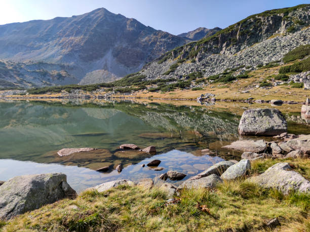 istock Landscape with Musalenski lakes,  Rila mountain 1284183441
