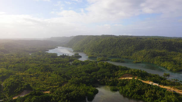 istock Tropical jungle, river and mountains. Philippines-Mindanao 1284198481
