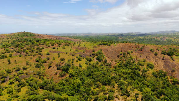 istock Hills and mountains with tropical vegetation. Bohol, Philippines 1284205581