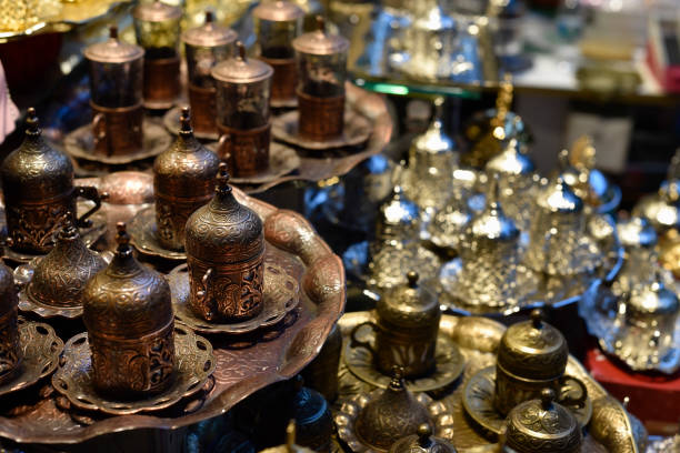 istock Ottoman or Arabic style Turkish Coffe Mugs 1284205714