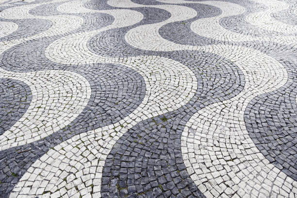 istock Typical stone floor of Lisbon 1284208235