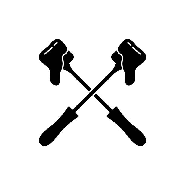 illustrations, cliparts, dessins animés et icônes de emblème de silhouette de fondue pour la conception d’emballage. illustration noire de contour - fondue fork