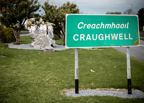 Craugwhell it's the small village in county Galway in the west of Ireland. It has numerous old castles, it's own airfield and a beautiful river flowing trough it's centre.
Irish village  bridge, train station.