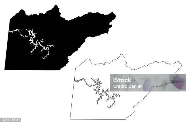 チェロキー郡ノースカロライナ州マップベクトルイラスト落書きスケッチチェロキーマップ いたずら書きのベクターアート素材や画像を多数ご用意