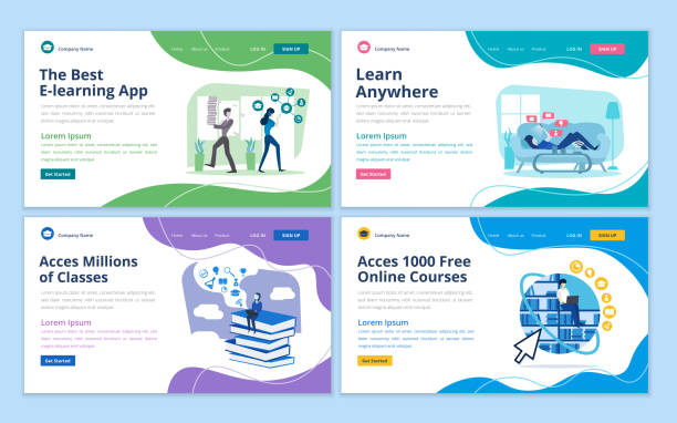 Start Screen For Elearning Course 3,000+ E Learning Landing Page Stock Photos, Pictures & Royalty-Free ...
