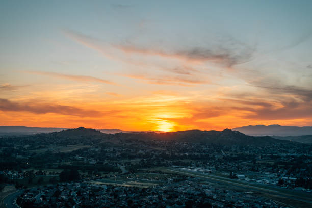 istock Sunset view from Mount Rubidoux in Riverside, California 1284231844