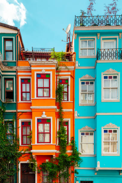 istock Colourful houses in Balat, Istanbul 1284236171
