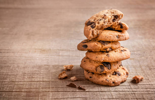 istock Tasty sweet chocolate chip cookies 1284240185