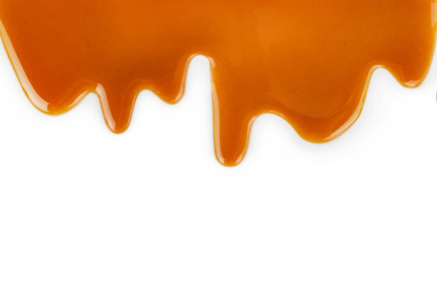 istock Delicious sweet caramel topping 1284240421
