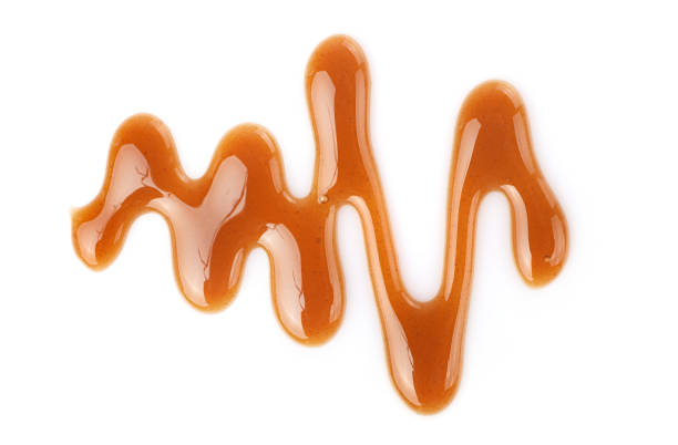 istock Delicious sweet caramel topping 1284240440