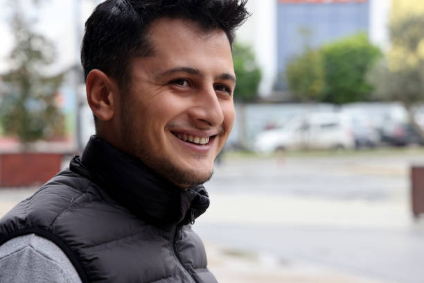 istock Handsome man portrait outdoors 1284241989