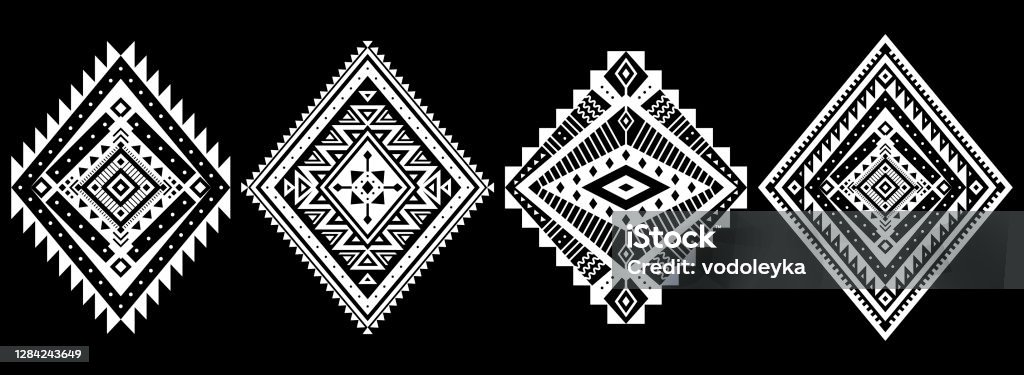 Aztec Indesign Aztec Vector Elements Stock Illustration - Download Image Now ...