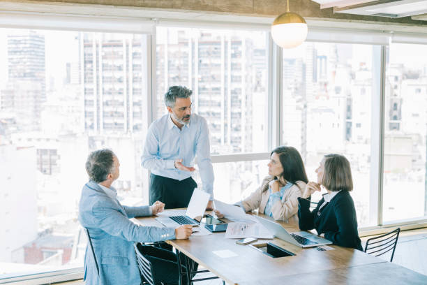 istock Business people brainstorming in the office 1284253199