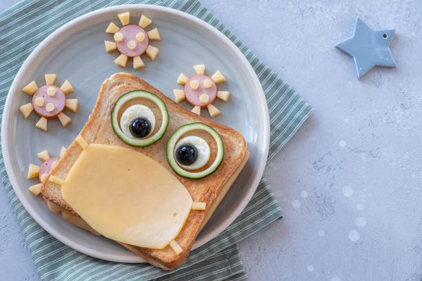 istock Funny sandwich for a child 1284253951