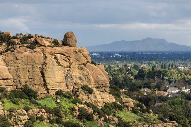 istock Stoney Point Los Angeles Spring Storm Scenic View 1284255644