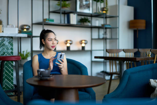 istock Young female in cafe 1284256734