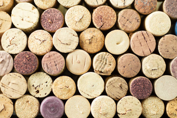 istock Pile of old wine corks 1284271955