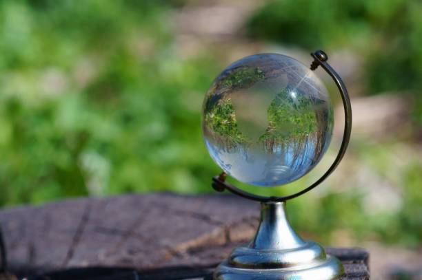 istock A small glass globe in the grass. 1284272284