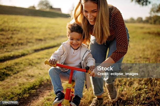 Yes You Can Stock Photo - Download Image Now - Family, Child, Mother