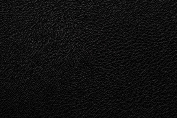 istock Macro texture fragment black leather wallpaper 1284279301