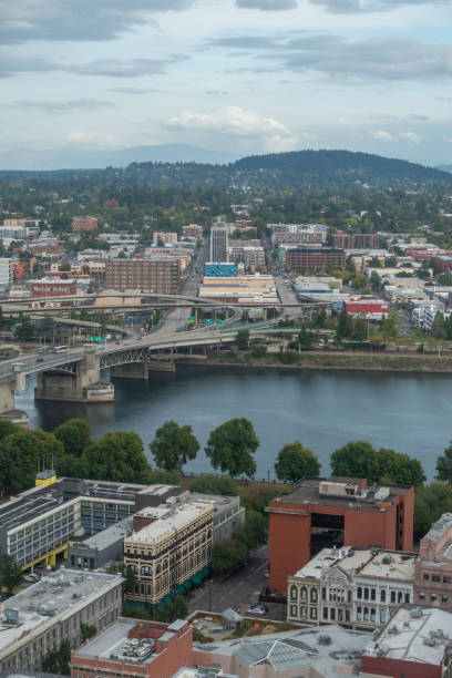 istock Overlook of Portland downtown, Oregon 1284281165