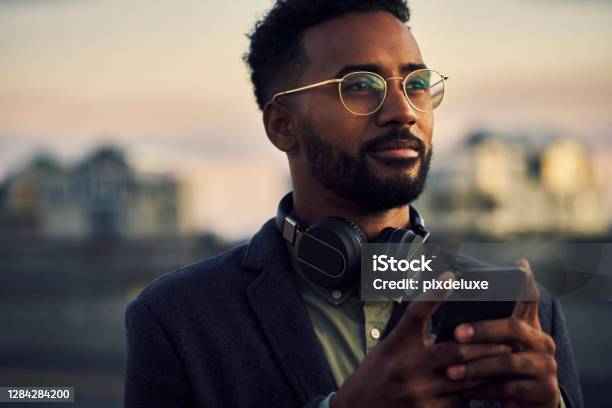Hes On A Mission Stock Photo - Download Image Now - Men, Technology, Business