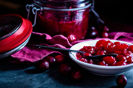 Cranberries and cranberry sauce