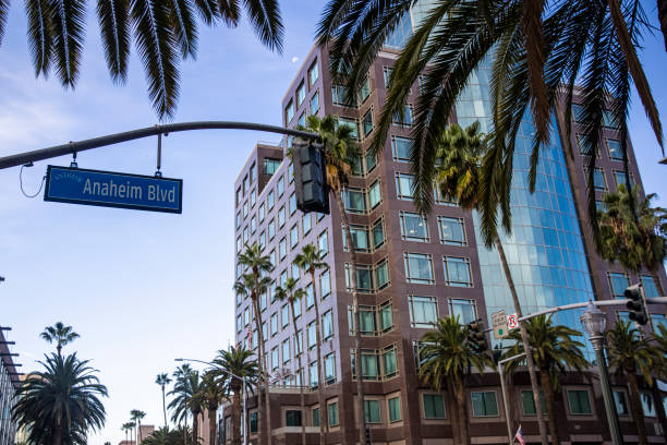 Downtown Anaheim Anaheim, California anaheim california stock pictures, royalty-free photos & images