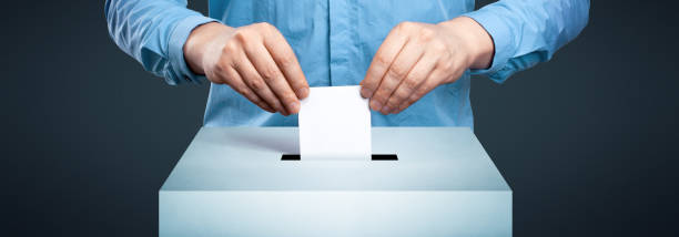 istock Vote on democratic elections, referendum. Make right choice. 1284295861