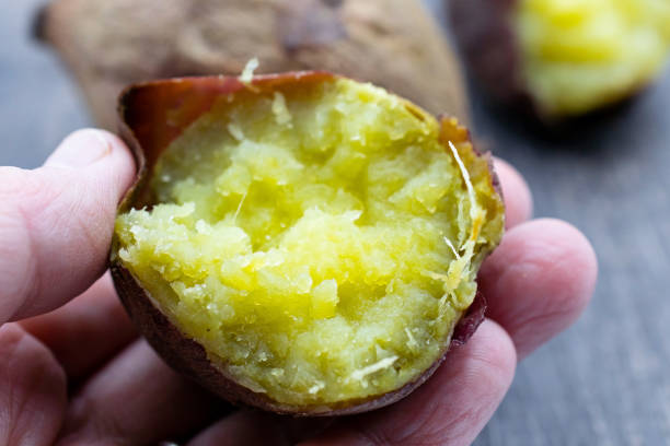istock Rosast sweet potato 1284322738