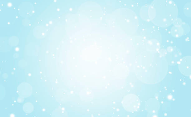 istock White lights bokeh, Defocus glitter blur on soft blue texture background. copy space. illustration. Bokeh christmas blurred beautiful shiny. 1284328786