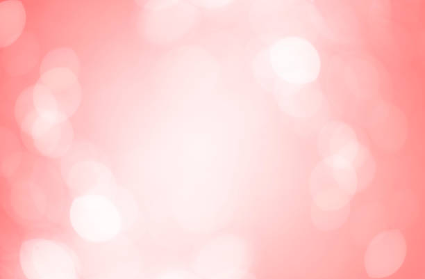 istock White bokeh on gradient pink background. Sweet valentine's day backdrop. Holiday background. 1284328787