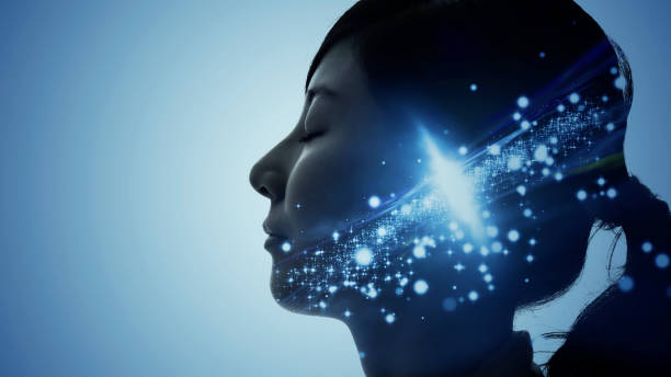 istock Meditating asian woman concept. Meditation. Mindfulness. 1284328847