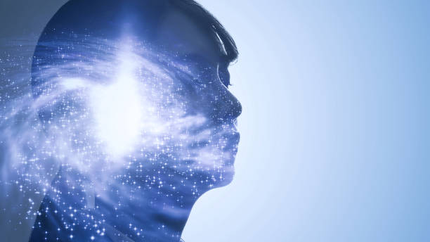 istock Meditating asian woman concept. Meditation. Mindfulness. 1284328848