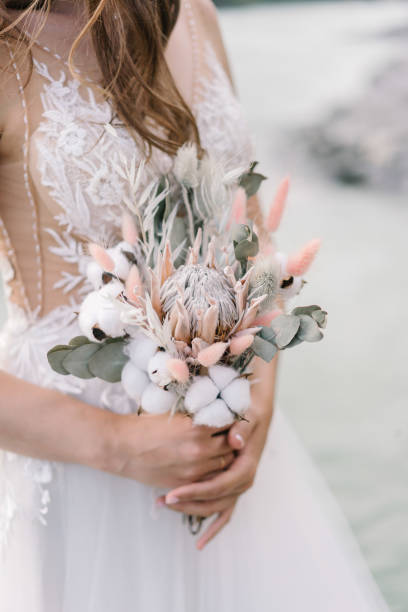 istock The bride holds a wedding bouquet 1284338370