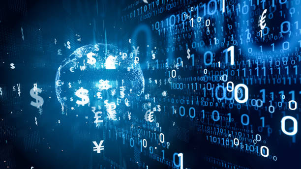 istock Financial technology concept. Fintech. Online banking. Foreign exchange. 1284339116