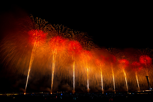 This fireworks display is the main festival held in August every year, and you can see a lot of moving and artistic fireworks. Tens of thousands of people visit from all over Japan in two days.