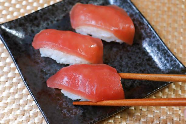 istock Tuna nigiri sushi 1284344214