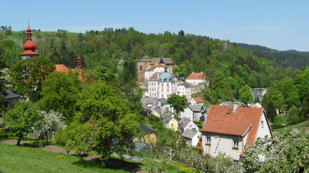 istock Aerial view of Becov nad Teplou 1284348784