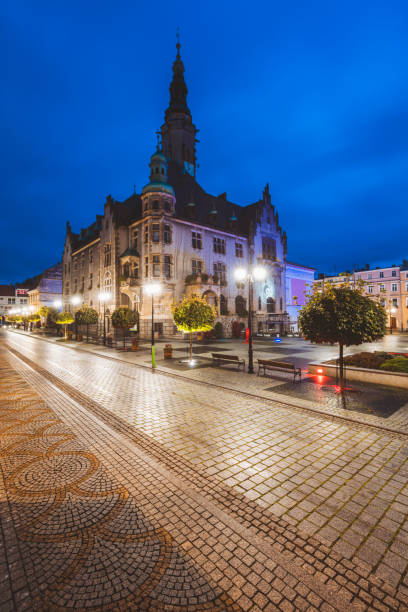 istock Jawor city hall at dawn 1284351317