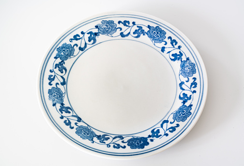 istock Chinese retro porcelain plate 1284355959