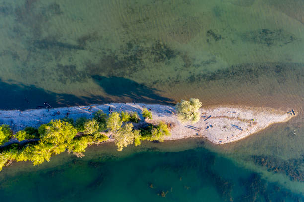 istock Aerial view of a peninsula 1284366703